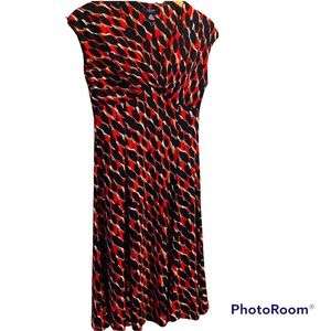 ⭐️ CHAPS Printed Jersey Knit Dress